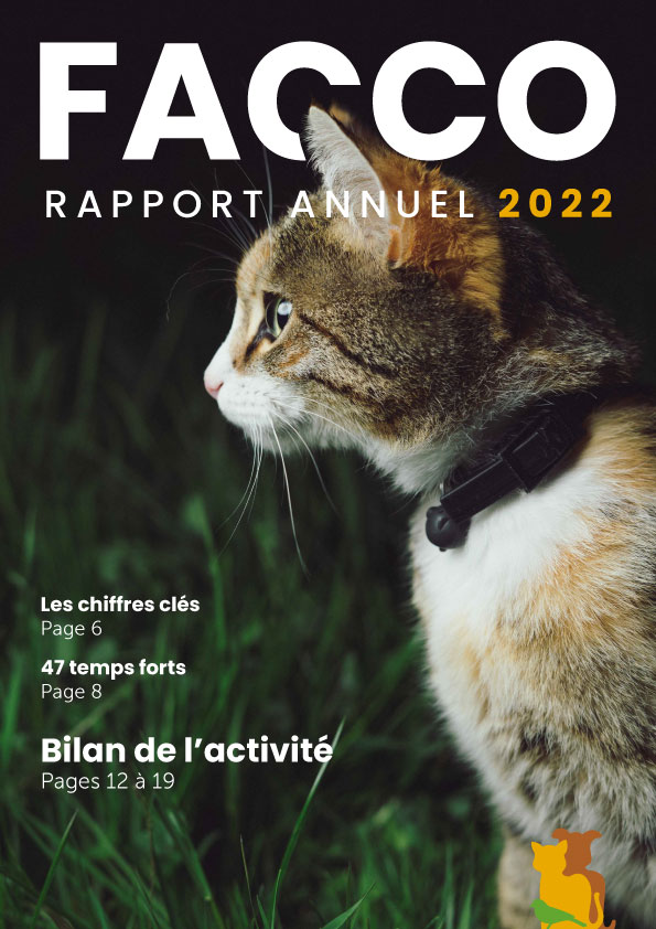 Couverture du rapport annuel 2022 de la FACCO